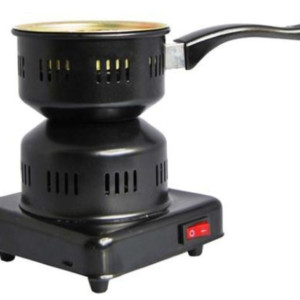 Kohleheizer Schwarz 450 Watt, 14 x 16 cm