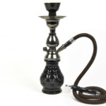 Shisha "Yaara" Schwarz, 31,5 cm, 1 Schlauch