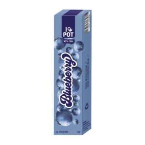 I Love Pot CBH Vape Einweg E-Zigarette - Blueberry - 1ml